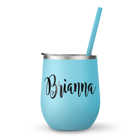 Personalized Plastic Lids, Custom Cups With Straws, Lids and Straws Add On  